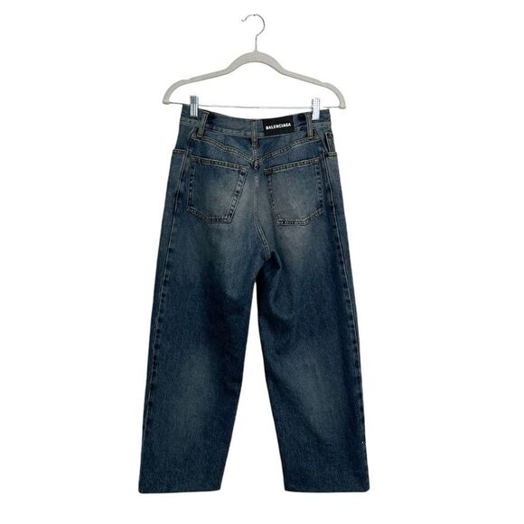 Balenciaga Cropped wide leg jeans - Picture 6 of 11